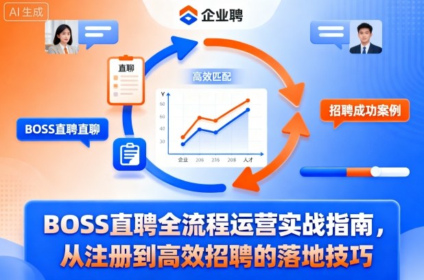 BOSS直聘全流程运营实战指南，从注册到高效招聘的落地技巧-AI网创资源网